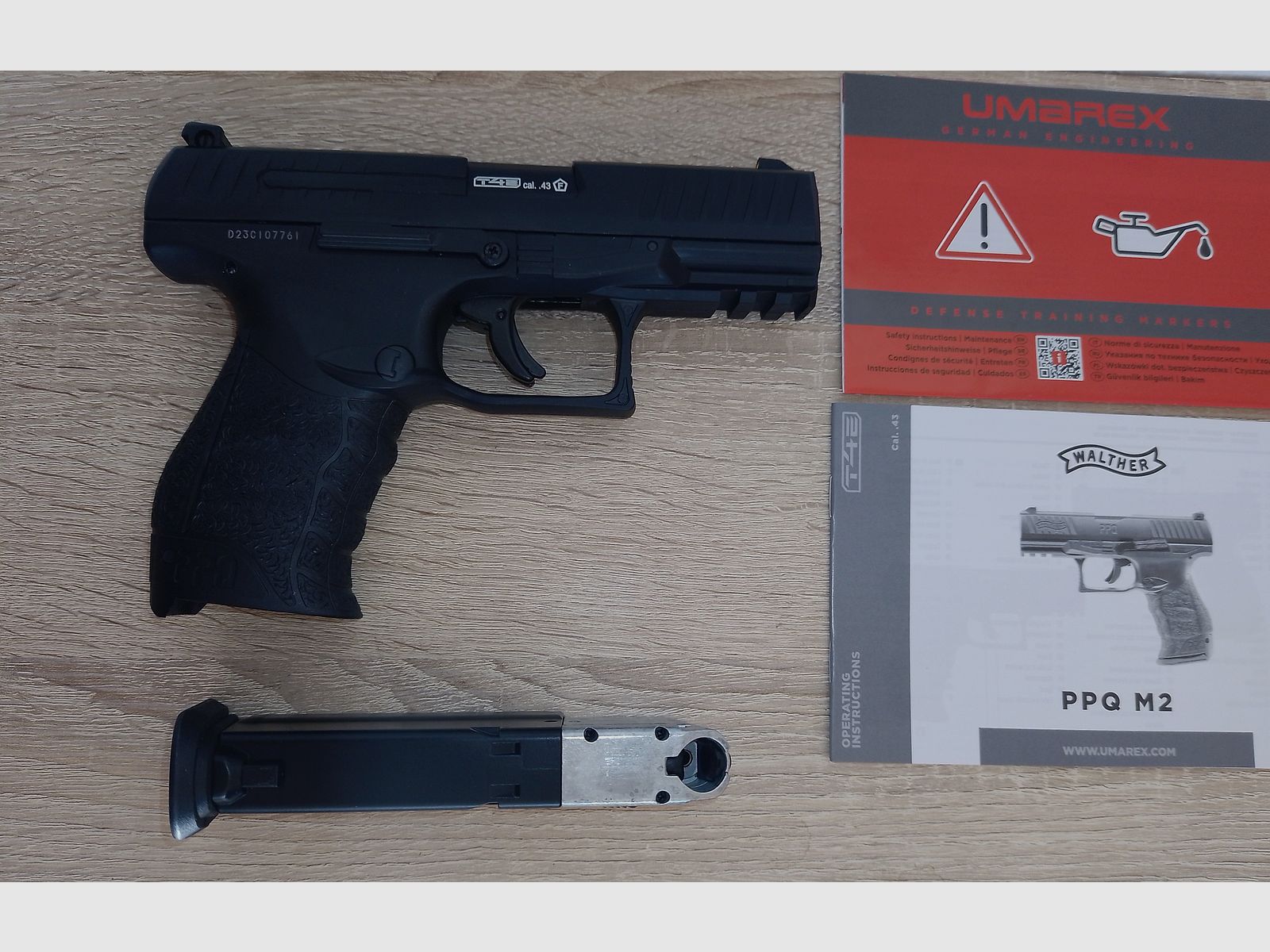 Walther PPQ M2 RAM T4E neuwertig 