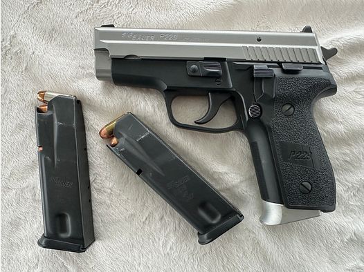 Sig Sauer P 229 P229 Duotone Zilver/Zwart in .40 S&W - NIEUWSTAAT - Prijs is VB ! GERESERVEERD !
