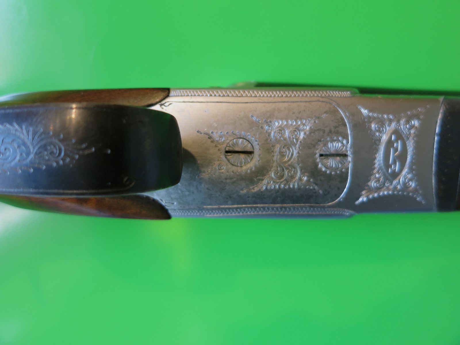 AyA, Aguirre and Aranzabal, Model 107 "Milan" double shotgun/cross shotgun caliber 16/70, engraving #20-