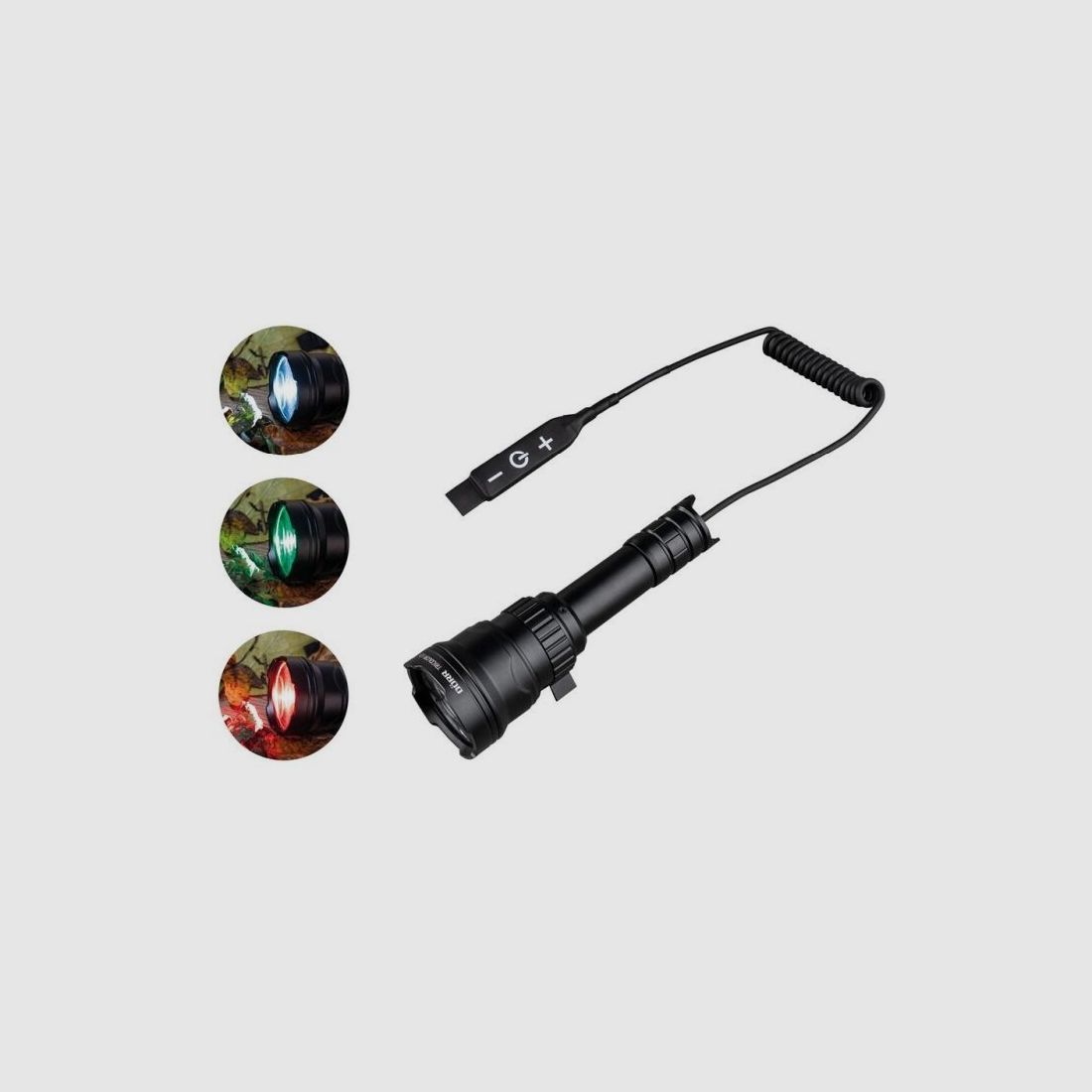 Dörr LED Jagd Zoom Taschenlampe Tricolor SET