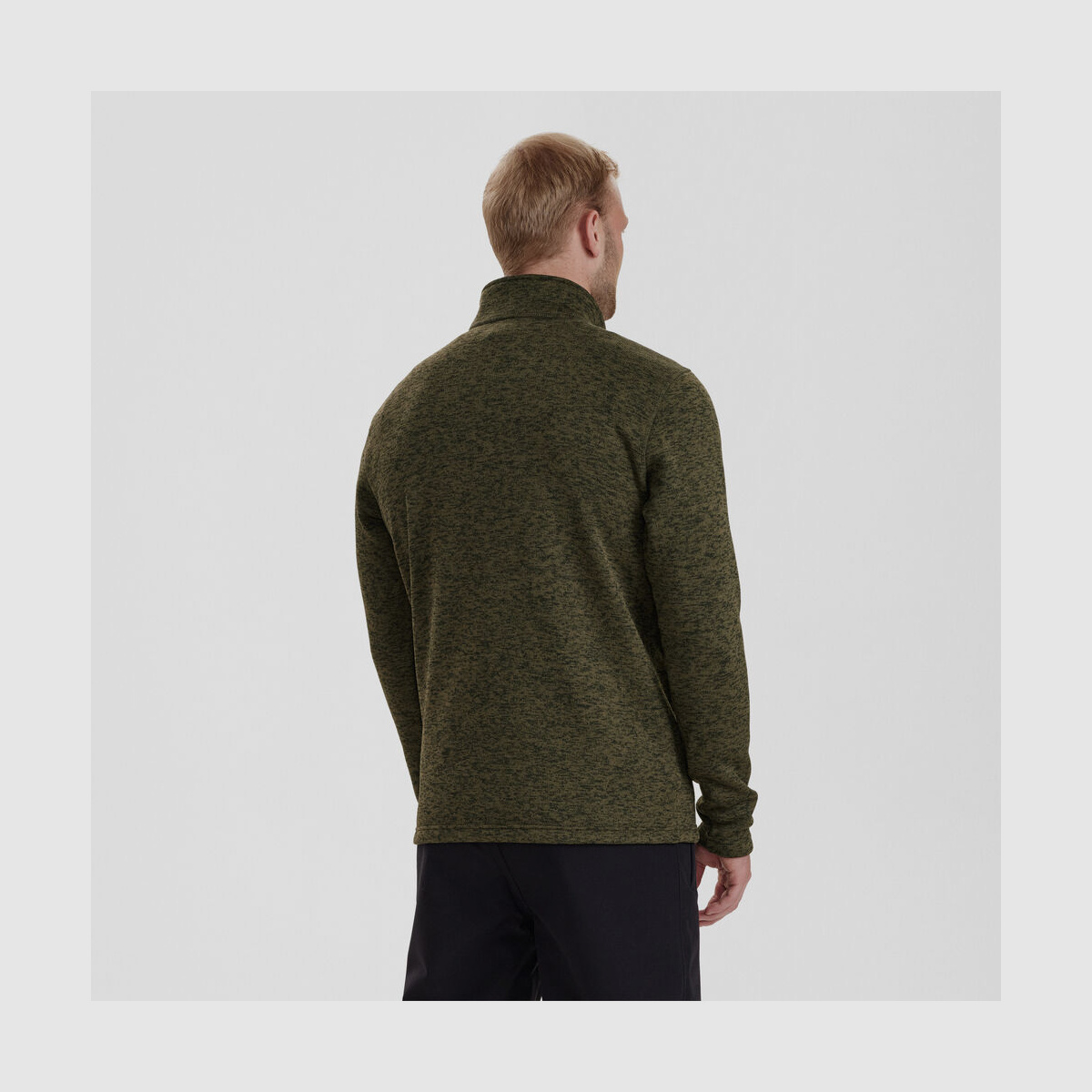 DEERHUNTER Sarek Strickjacke Olive Night melange