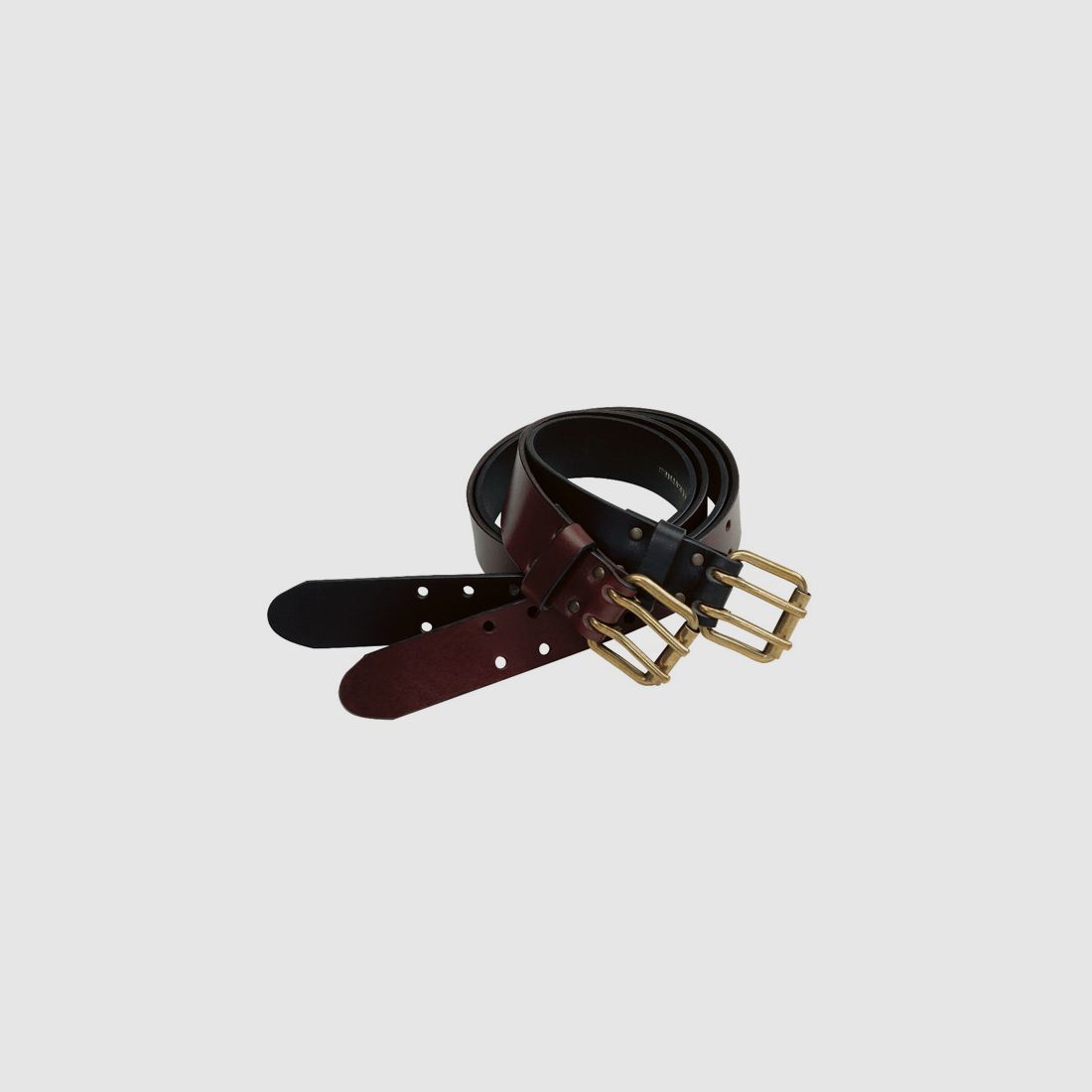Pinewood Leder Gürtel 40mm 85 cm Schwarz