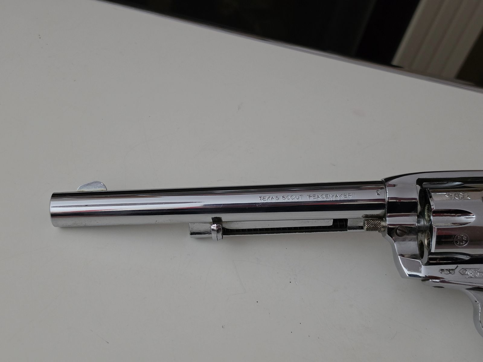 Revolver HS Texas Scout Peacemaker Mod. 121  PTB 242  9mm Knall