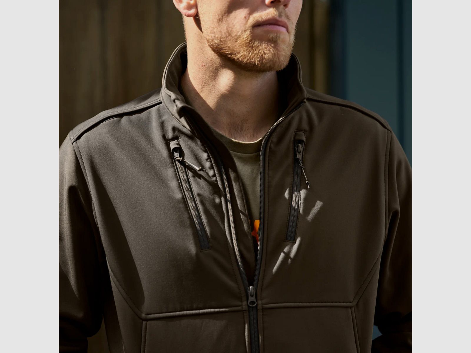 Härkila Softshelljacke Scandinavian (Willow Green/Shadow Brown)