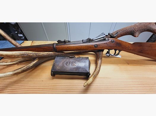 Springfield 1878 mit Original Munitionstasche