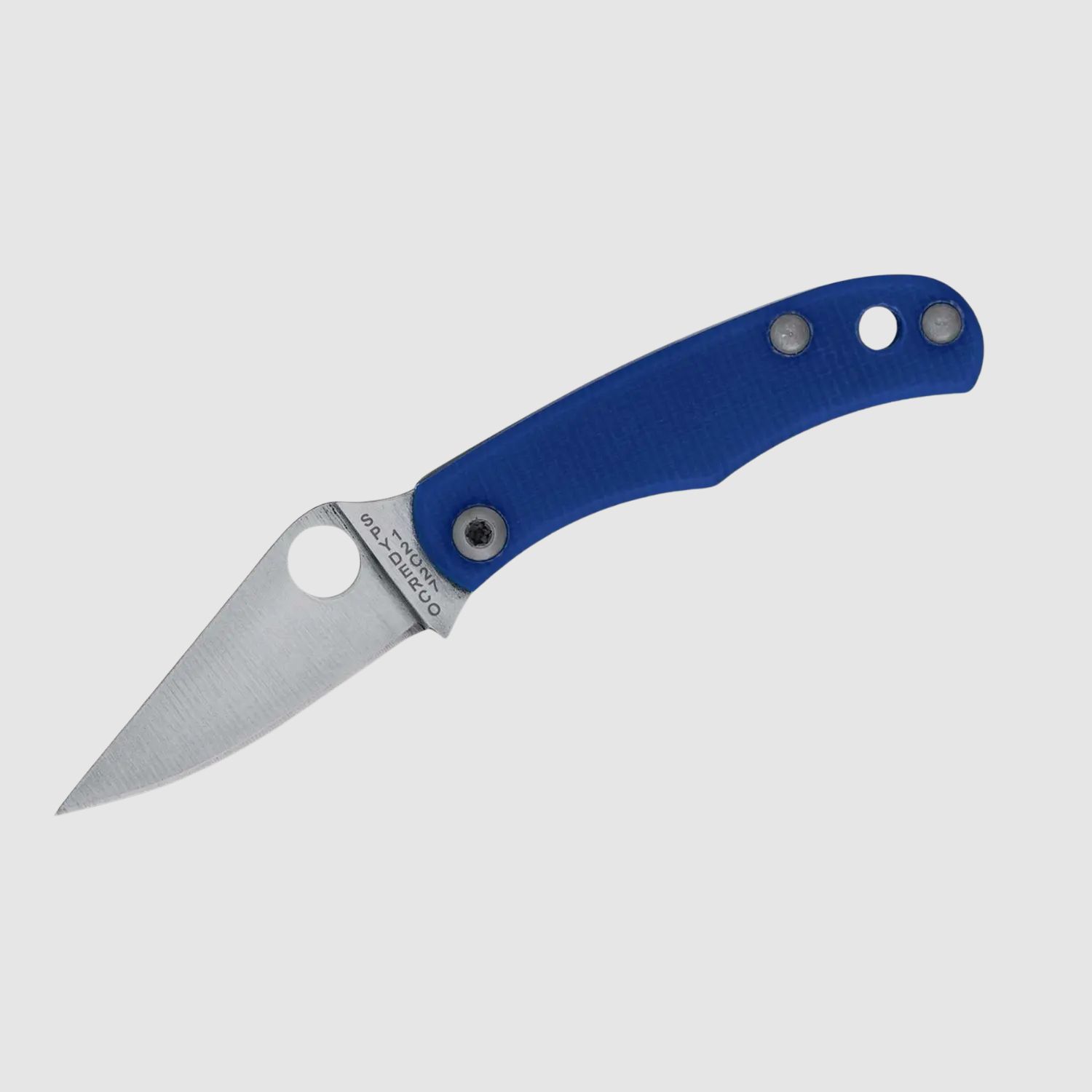 Spyderco Bug G10 Blue PlainEdge Slipjoint-Messer