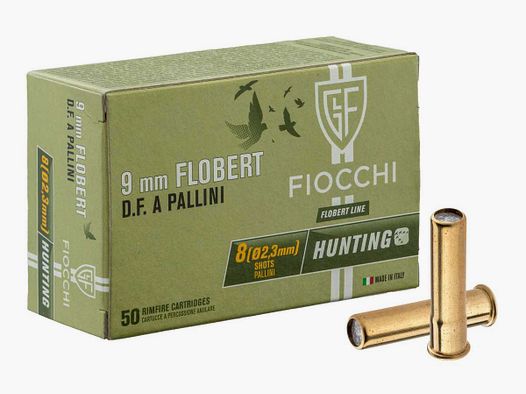 Cartouches 9 mm Flobert à grenaille de plomb - Numéro 7,5