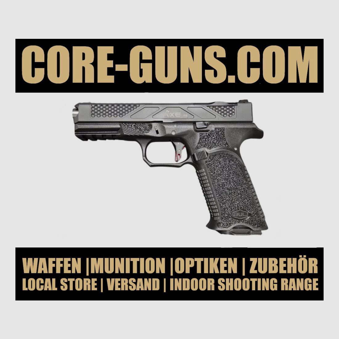 Bul Armory Axe FS Hatchet OR halbautomatische Pistole, 9mm Luger sofort verfügbar, Versand +20€