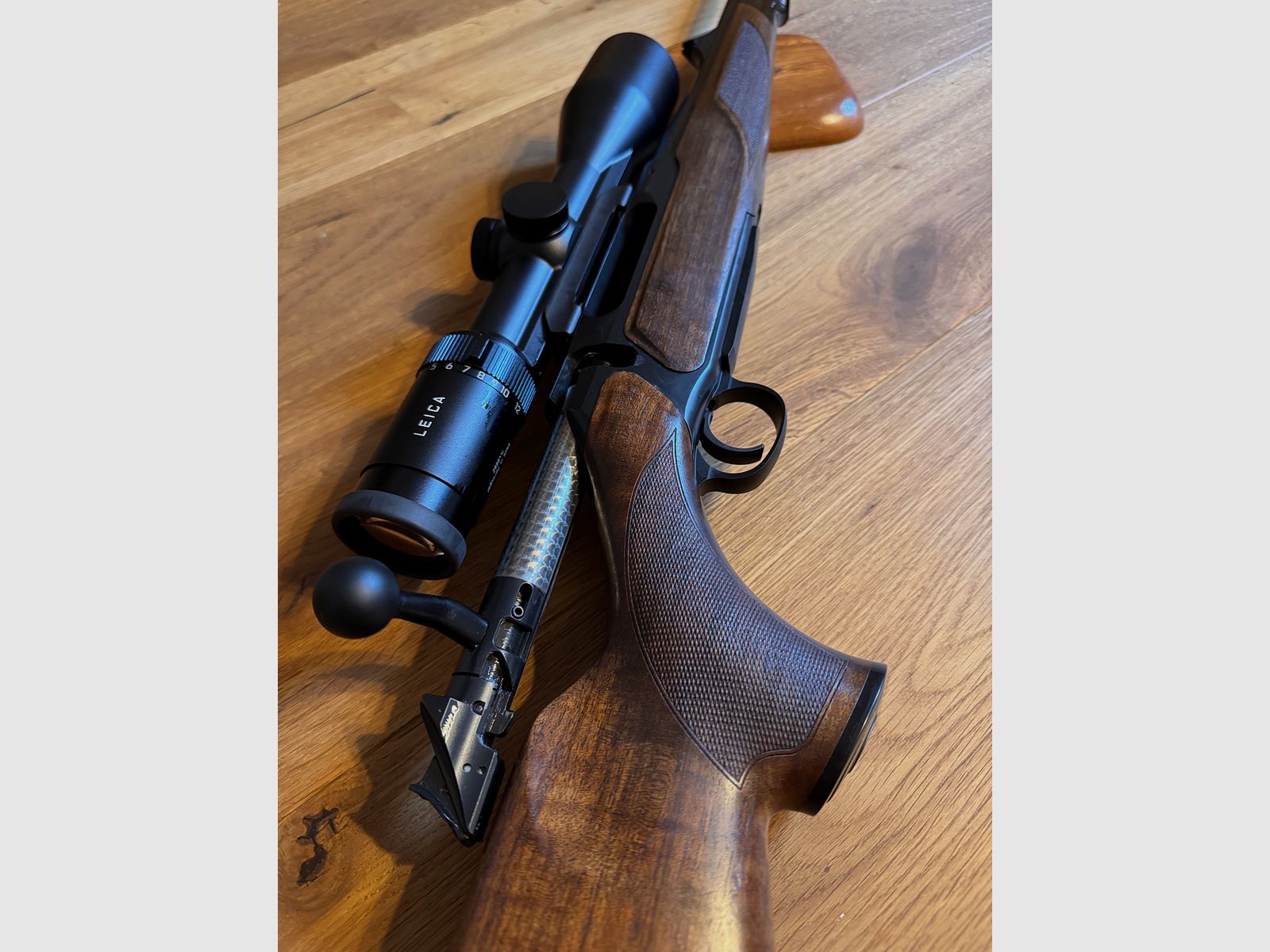 Sauer 404 .308 Win, steel system, with Leica Fortis 6, 2nd stock pair and extensive accessories - as good as new