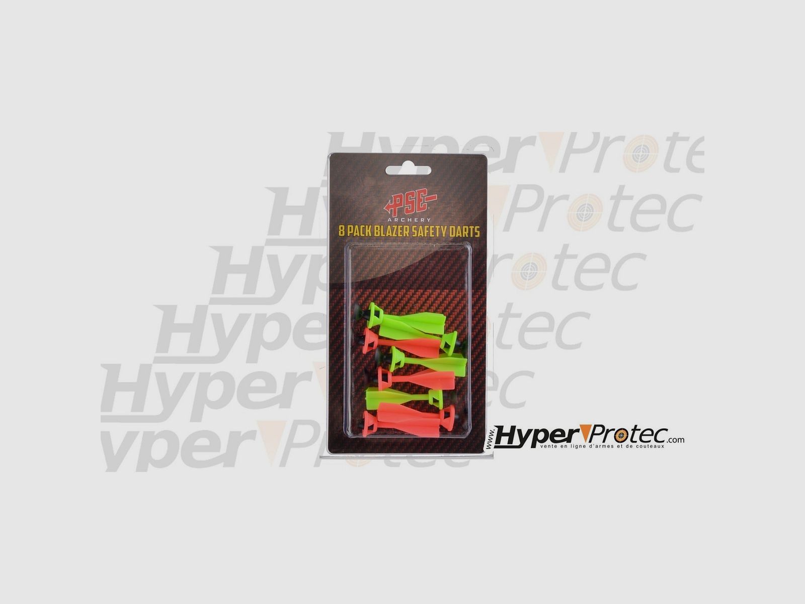 Set aus 8 Saugnapfpfeilen für Armbrust Blackbird