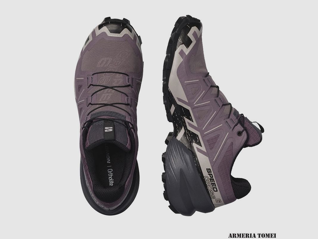 SALOMON – DAMES – SPEEDCROSS 6 W Moonscape / Black / Ashes, afbeelding 3 van 5