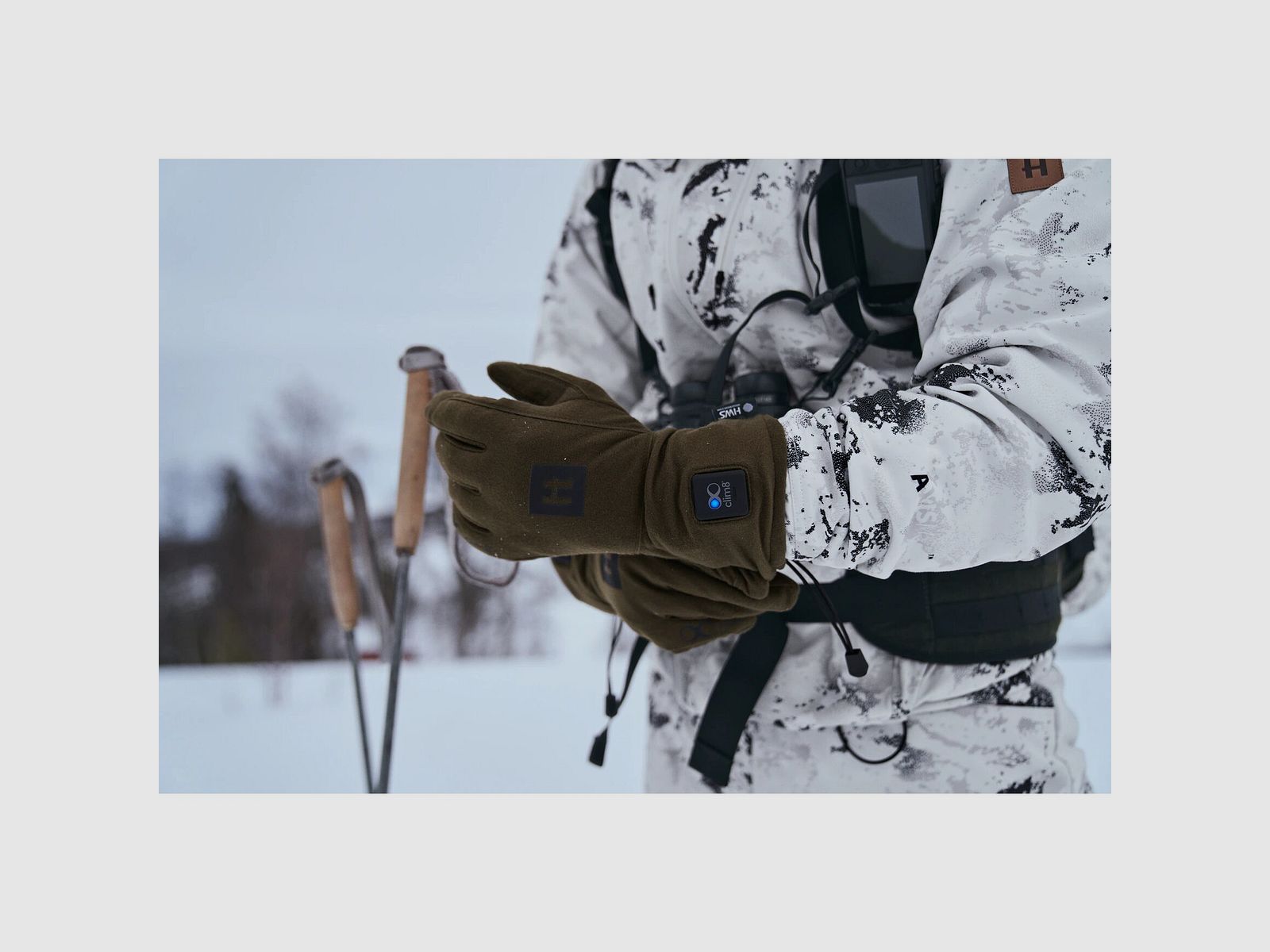 Härkila Clim8 HWS Handsker – Willow Green, billede 2 af 2