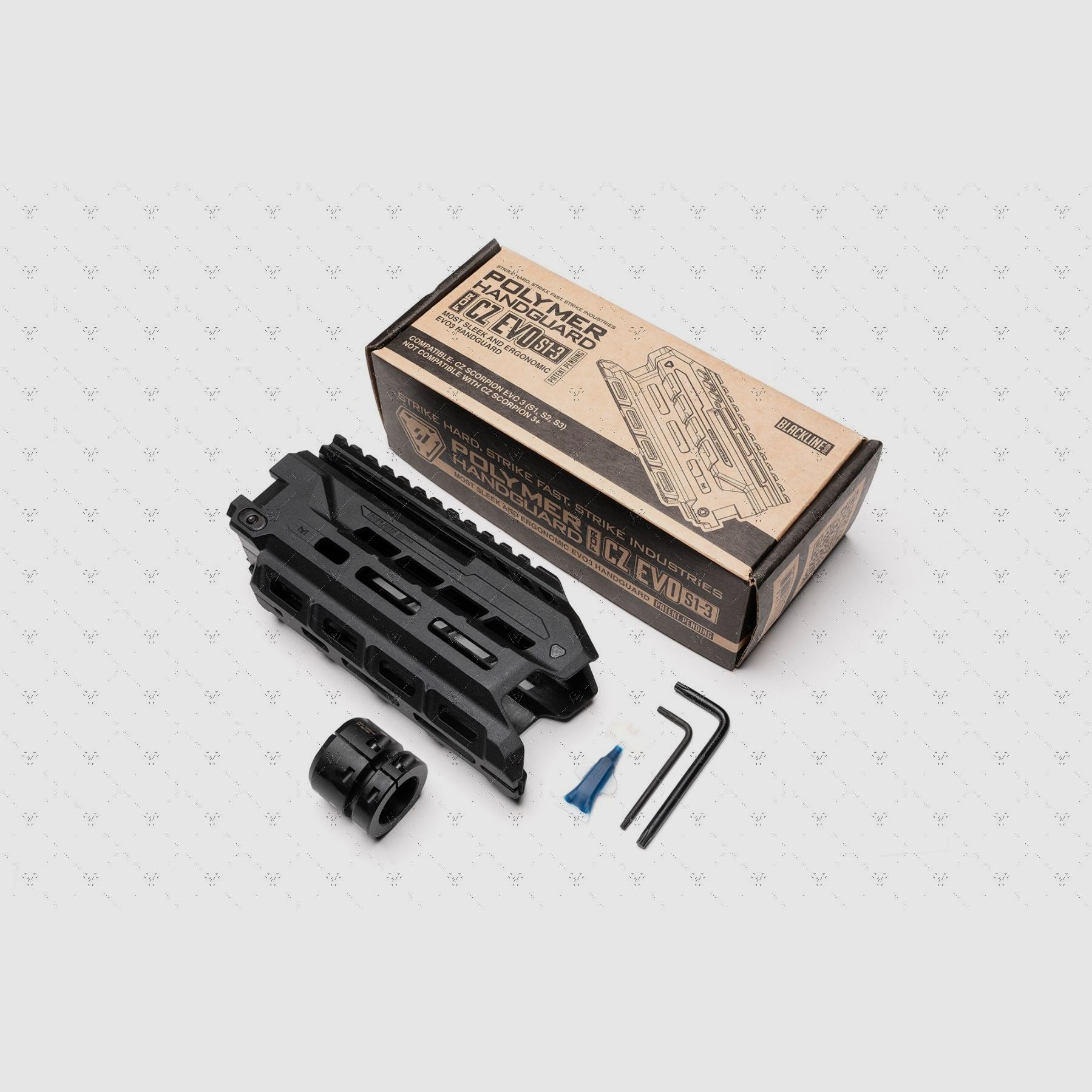Strike Industries CZ EVO S1-3 Polymer Handguard, image 1 of 5