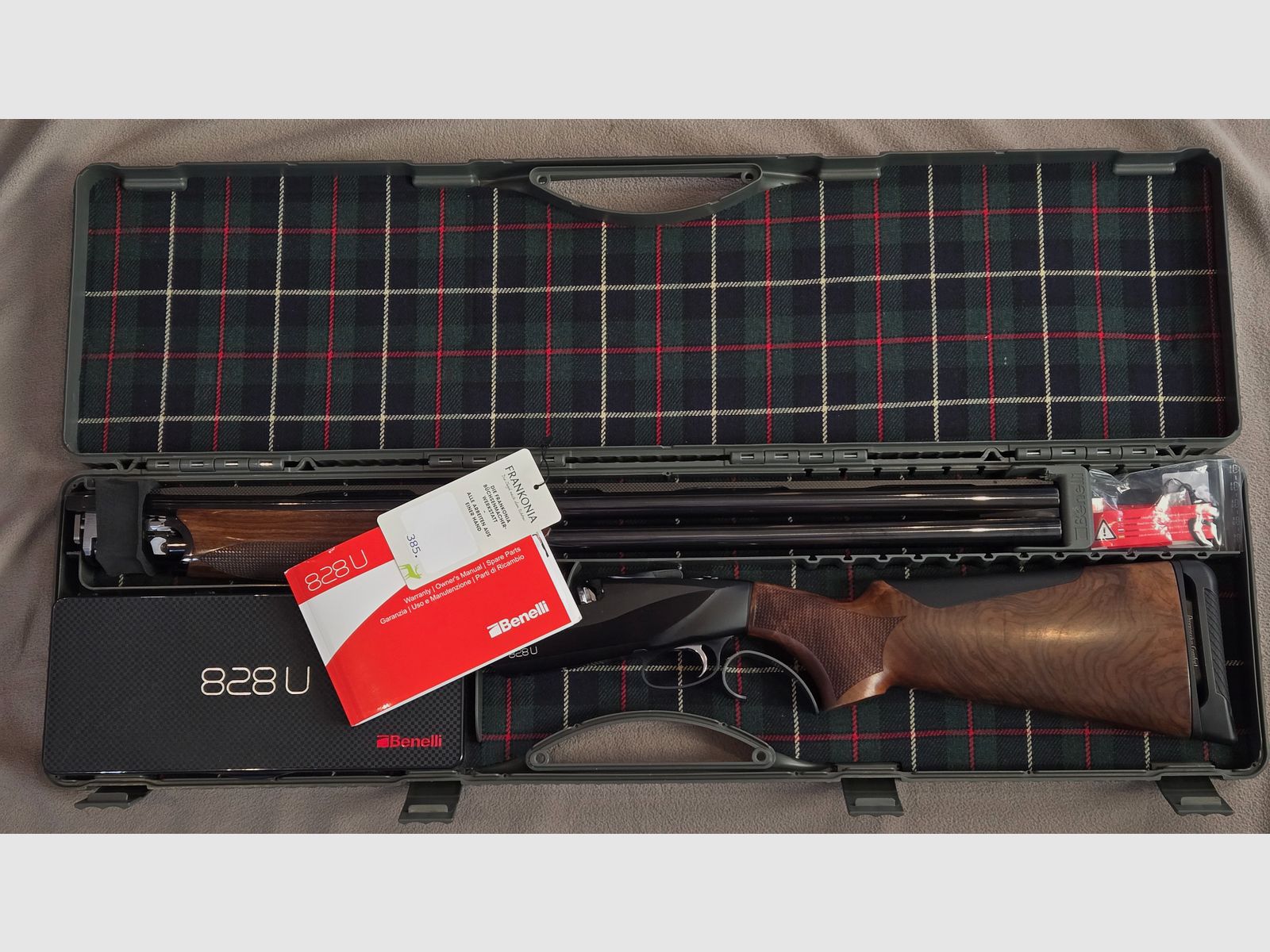 Benelli Bockdoppelflinte 828 U Black, als nieuw