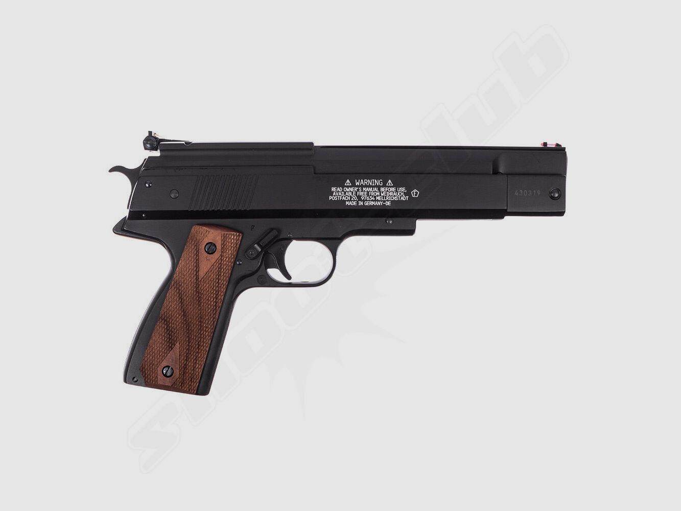 Pistola de aire Weihrauch HW 45 en calibre 4,5 mm - azul