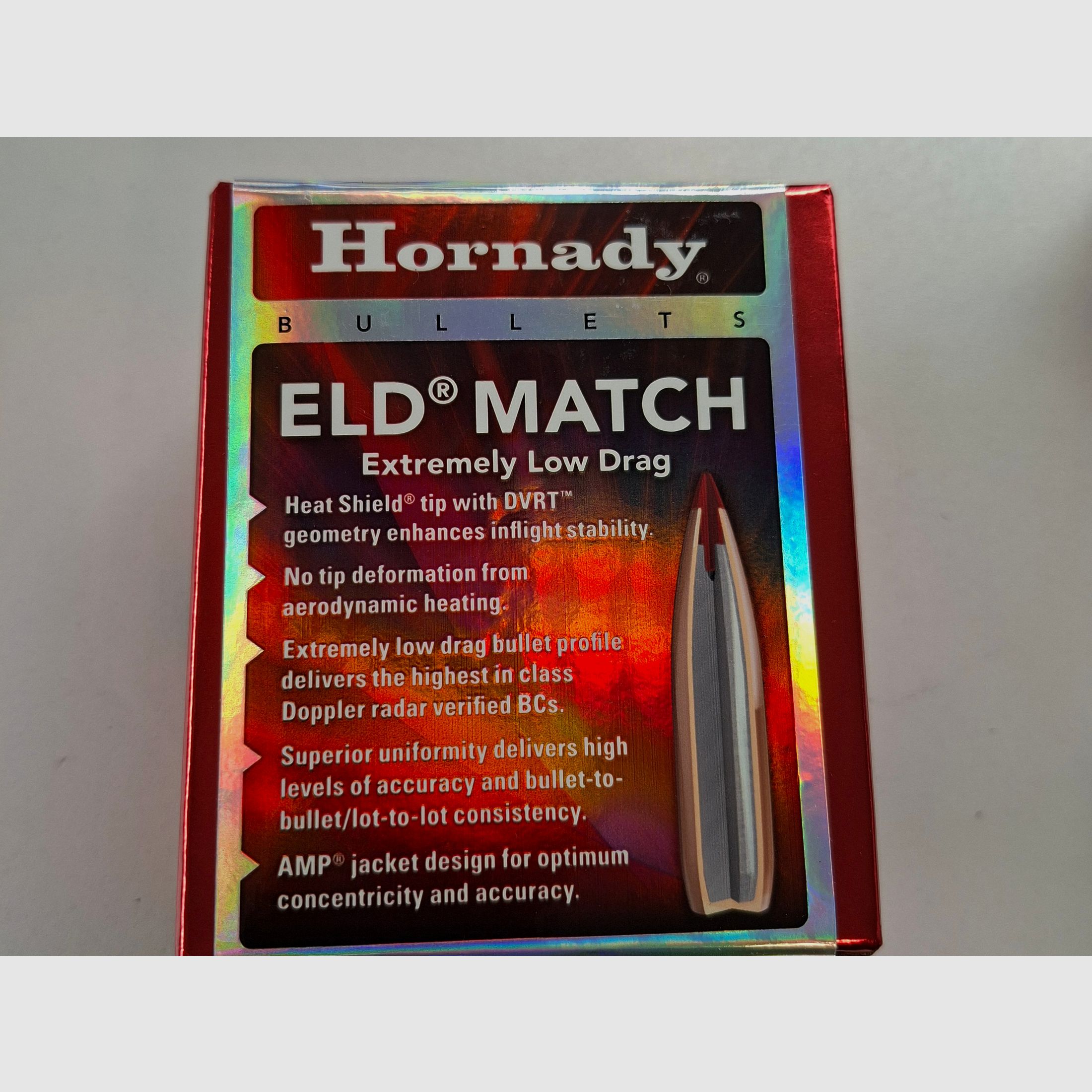 148 Stck. Hornady #26331   6.5 Creedmoor 140gr. ELD Match Geschosse