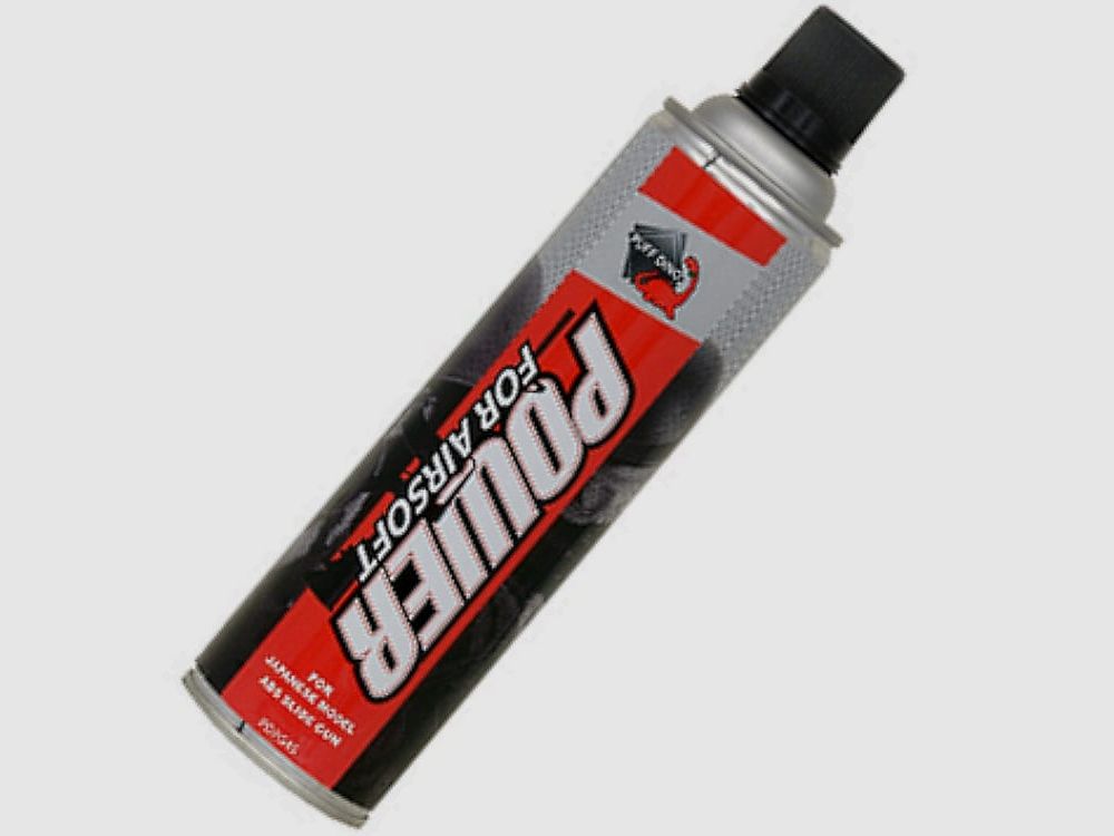 PuffDino ABS Power Airsoft Gaz Vert avec Silicone (450ml) 125 psi
