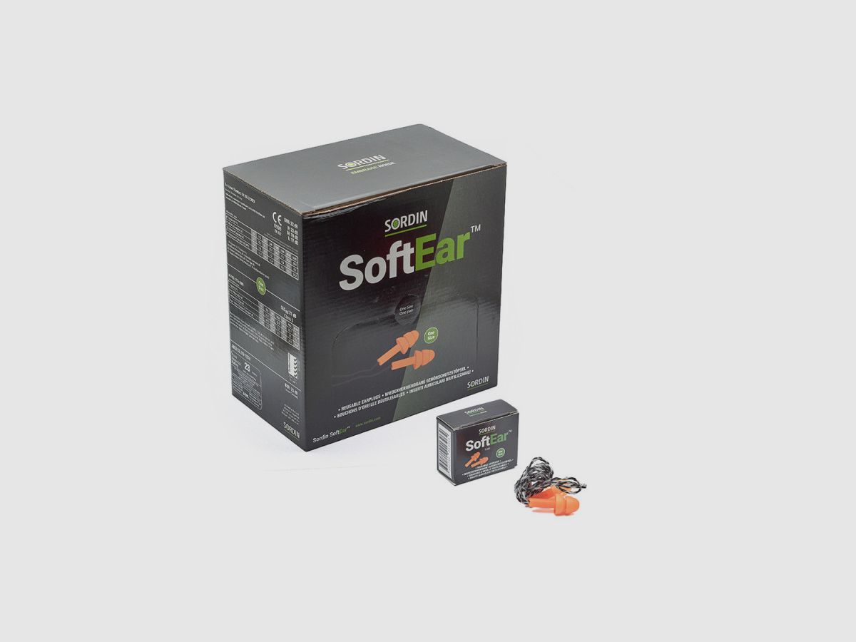 Sordin SoftEar Reusable Corded (S-M-L) - 50pcs-Pack, image 1 of 6