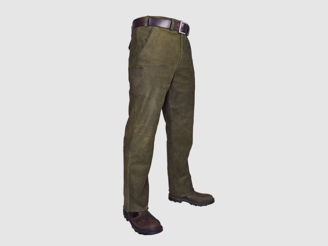 Hubertus Leder Jagdhose Trapper
