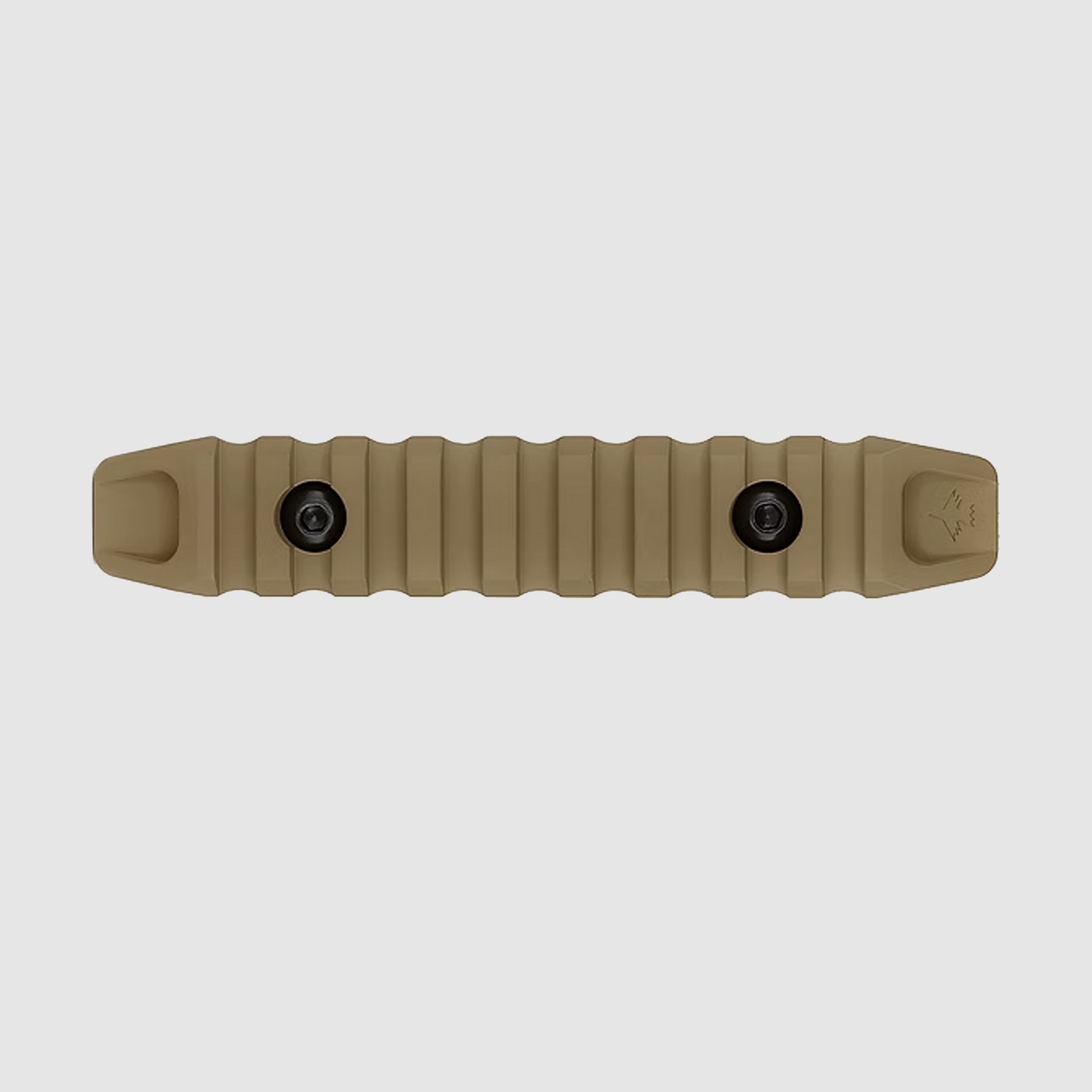 Slitta da M-LOK a Picatinny in alluminio, 9 slot, inclinata, Coyote Tan CRC 9023 – Kruk
