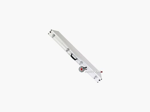 Large aluminum gun case for two long guns - 134 cm