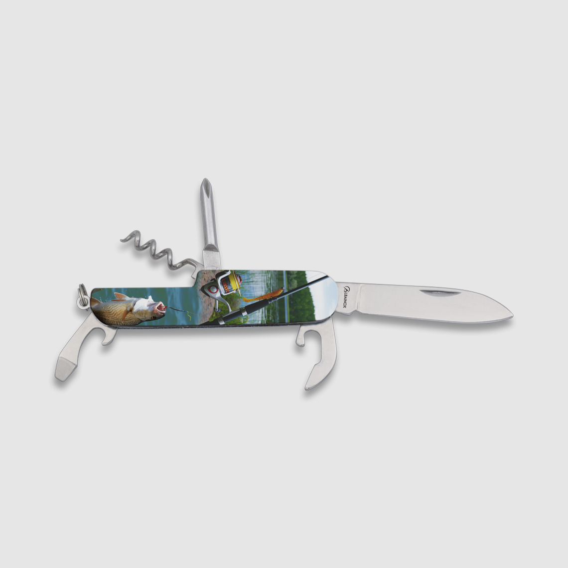 6-function folding knife 3D Pesca