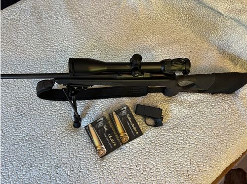 Blaser R8 270 Win. Without scope but with a lot of accessories