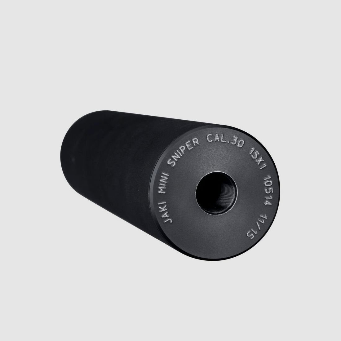 JAKI Schalldämpfer Mini Sniper Kaliber .22 - .45 Kaliber .30 / 7,62 mm - M15x1 Gewinde (MSD), Bild 3 von 3