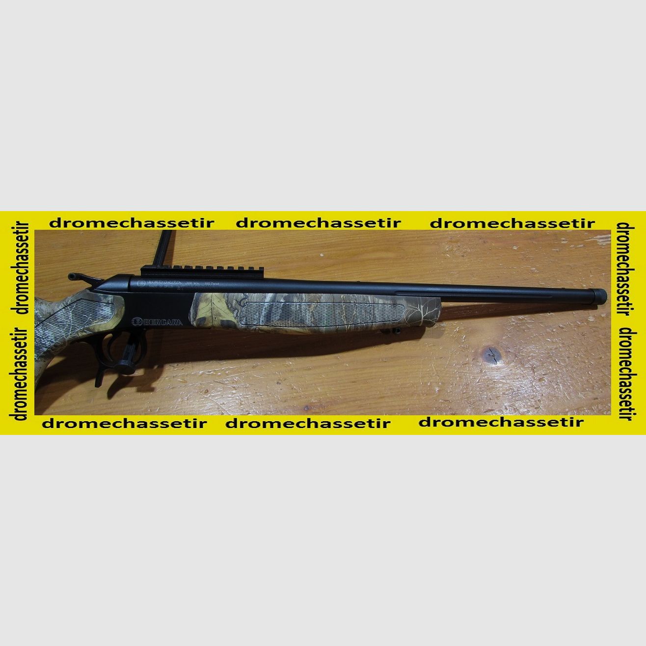 Break-action rifle Bergara BA 13, cal. 300 Blackout, barrel 46 cm threaded, stock Thumoble Camo, image 4 of 5