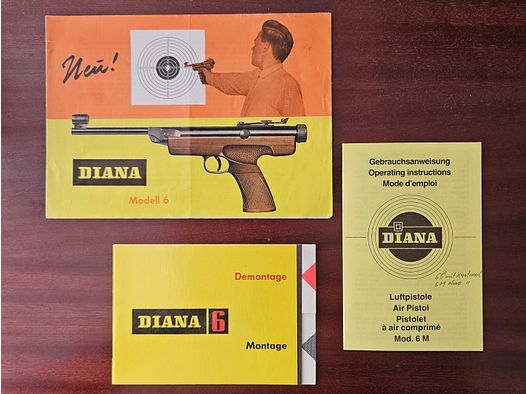 Istruzioni originali d’uso Diana Luftpistole 6