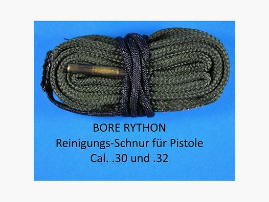 BORE PYTHON Reinigungsgerät für Pistole / Revolver Cal. .30 und .32