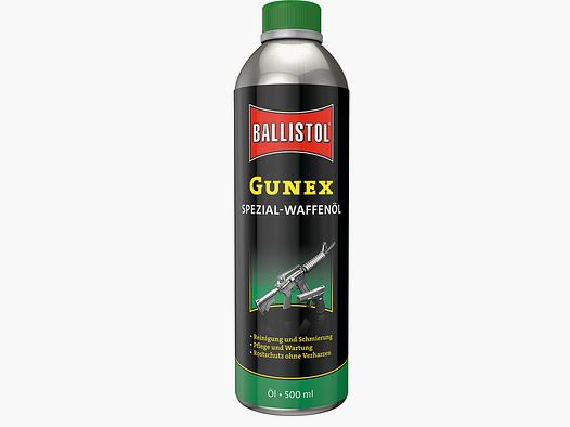 Ballistol Gunnex Aceite Especial para Armas (500 ml)