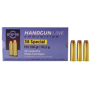 Amunicja PPU kal.38 Special FPJ 10,2g / 158gr