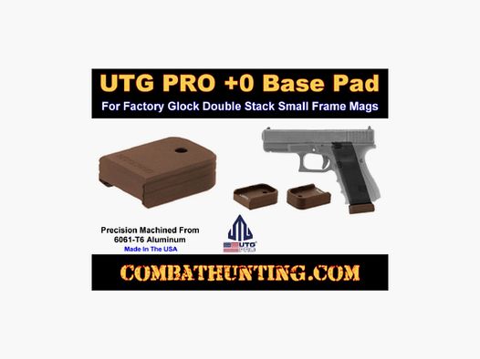 UTG PRO PUBGL01Z +0 Spód magazynka do Glock Small Frame – Brązowy