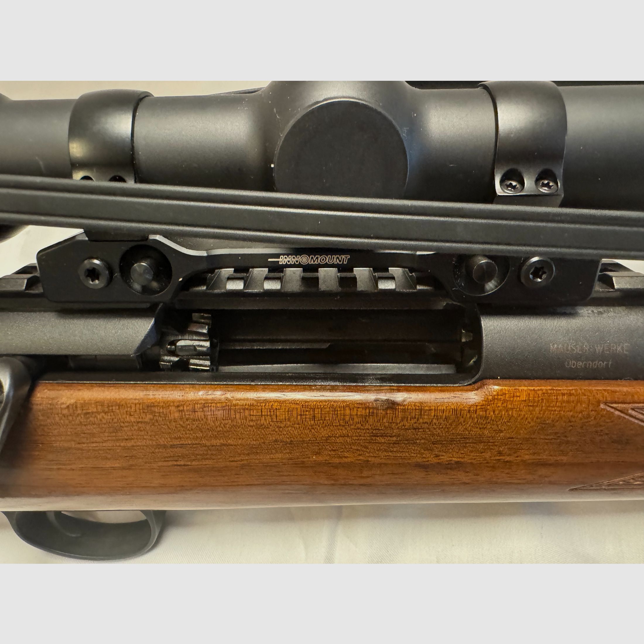 Mauser M96 9,3×62 straight-pull + Steiner Ranger 4-16×56 – Cat. C heirloom Vorarlberg, zdjęcie 6 z 8