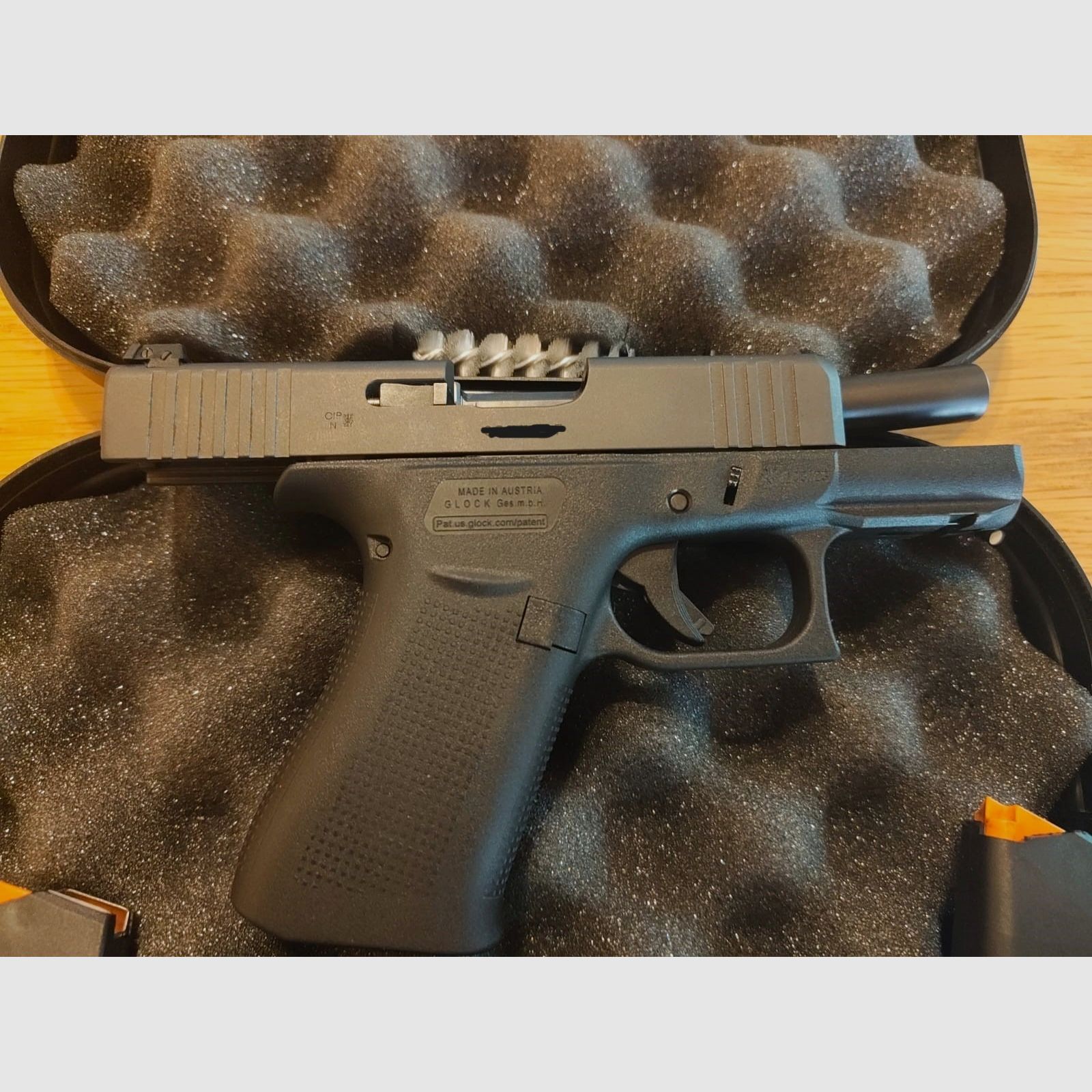 Glock 43X 9x19 mm – Top Zustand, nur ca. 50 Schuss, inkl. Holster & 180 Schuss Norma Safeguard