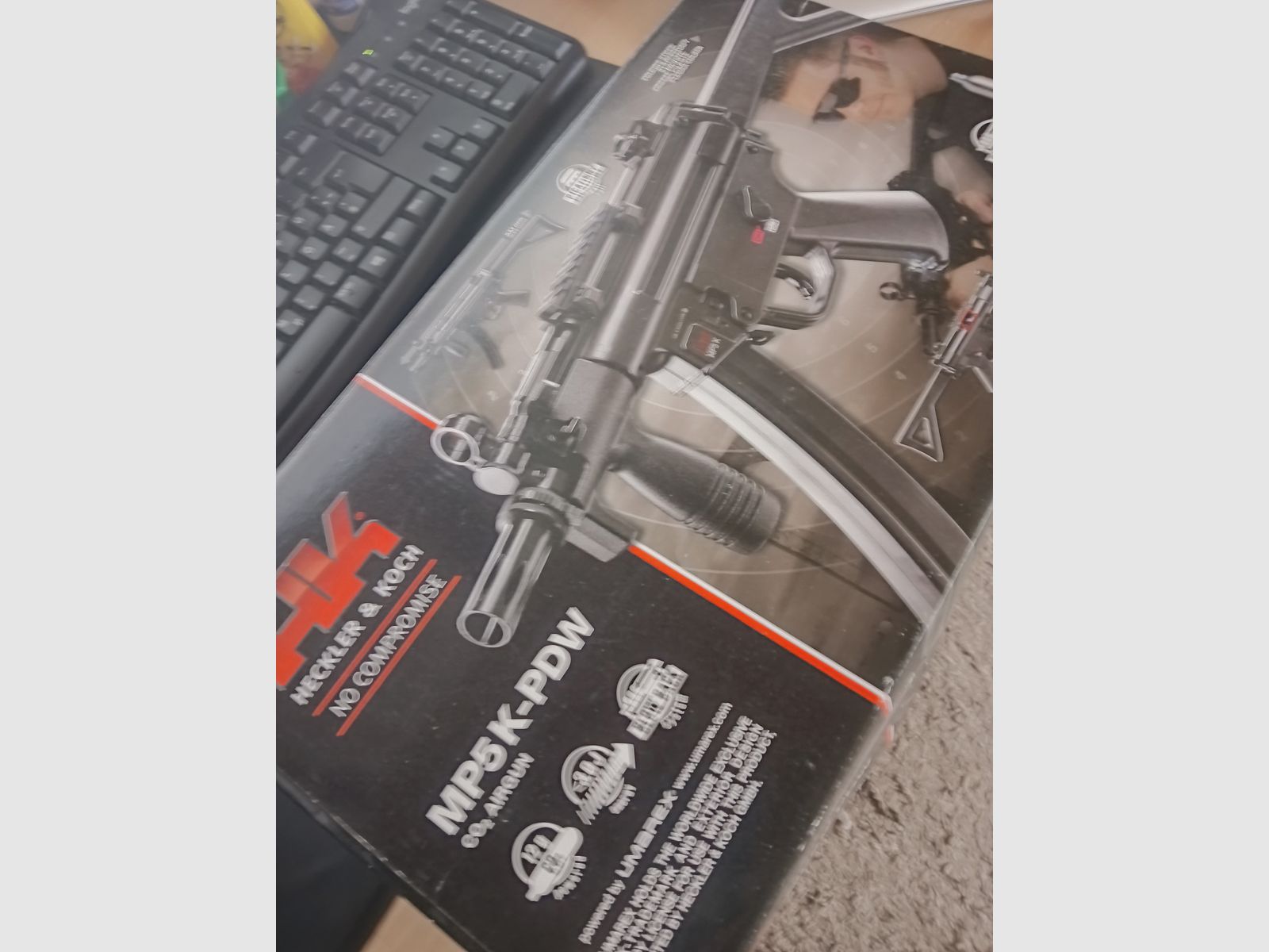 Heckler & Koch MP5K-PDW CO2 4,5mm BB  blowback neuwertig TOP