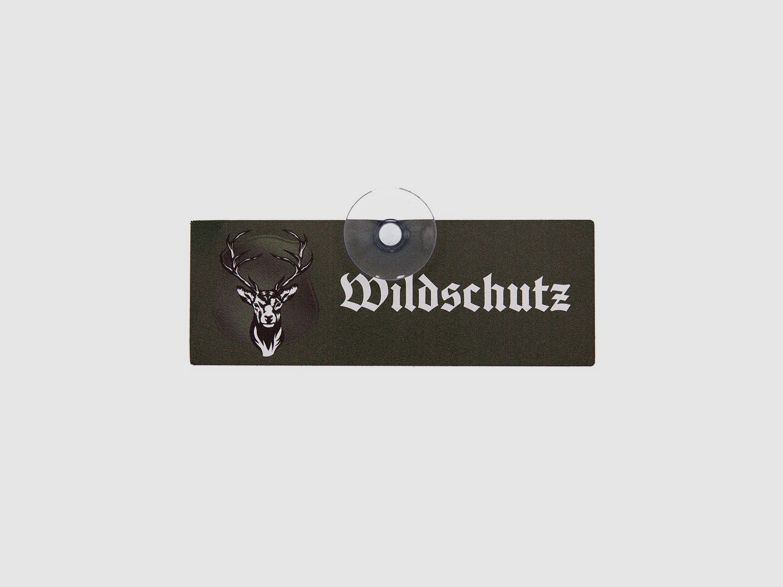 WILDE HILDE Jagdschild mit Saugnapf "WILDSCHUTZ" III