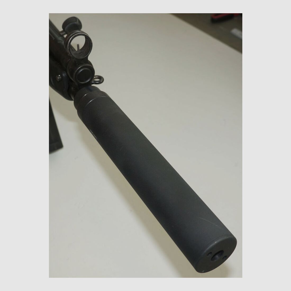 Schwaben Arms GmbH Silenciador para H&K SP5/MP5 clones, SAR M41-05 SD 3LUG QD 9mm Luger 3-bloqueo de espiga/ TriLock