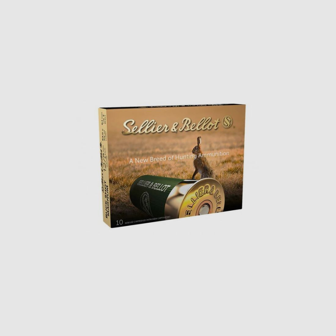 SELLIER & BELLOT BUCK SHOT MAGNUM - 12/76 6,1MM 53 G. - 10 SCHUSS