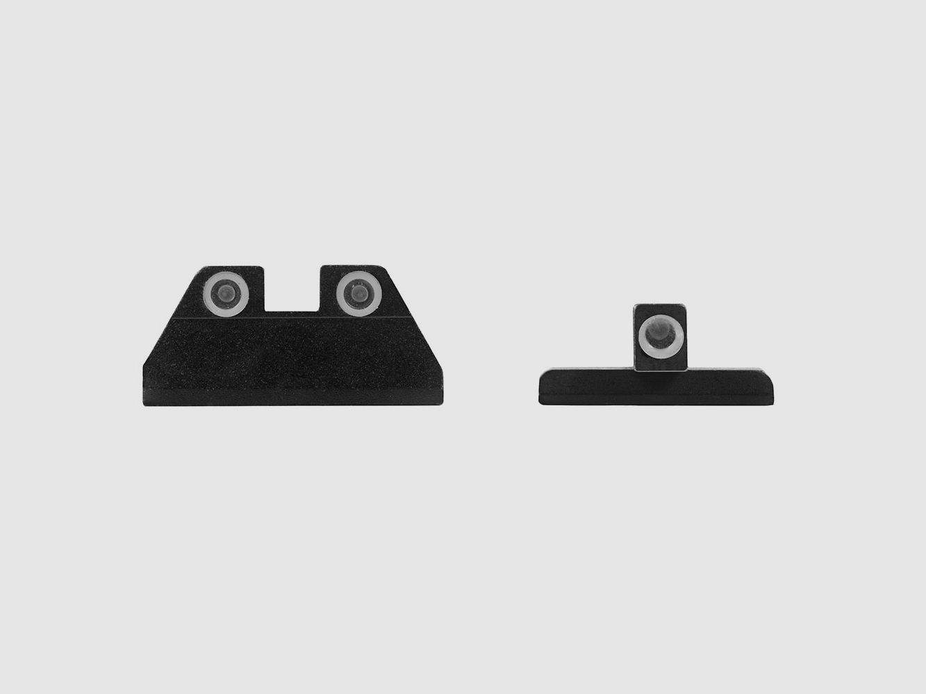 Tru Dot FIXED PISTOL SET H&K USP COMPACT 9MM/40 S&W/45 ACP G/Y, Bild 4 von 4
