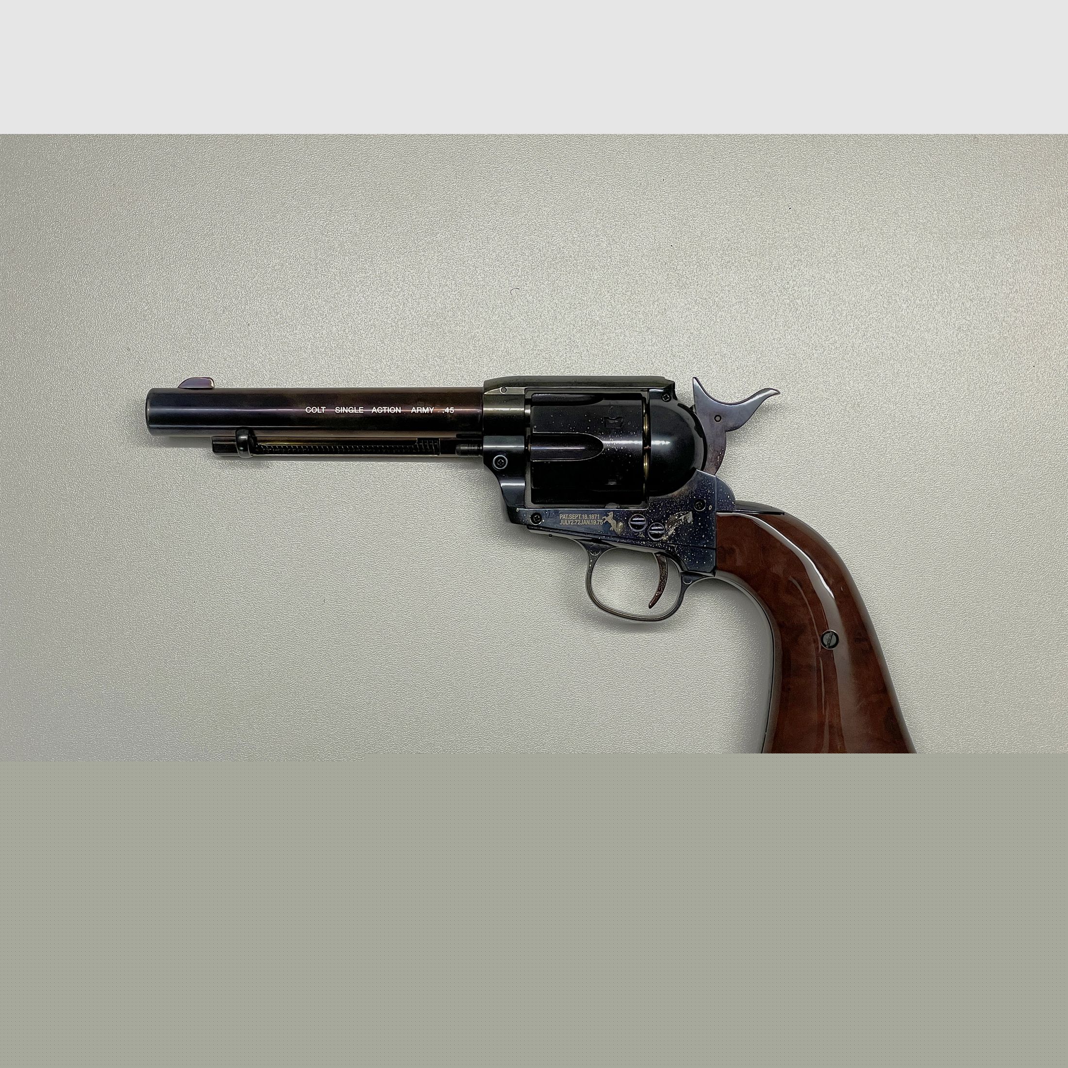 Colt Single Action Army® 45 Co2-Revolver Kaliber 4,5 mm BB (P18) brüniert