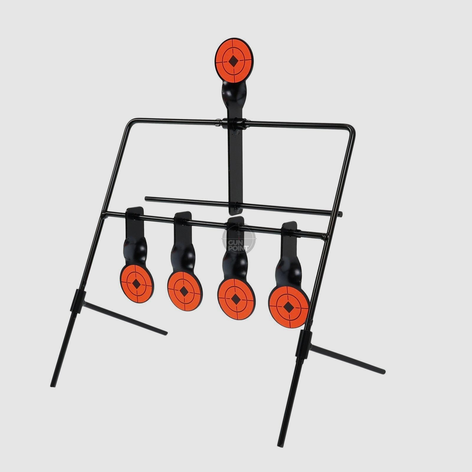 2nd Chance | OpTacs Resetting 4+1 Pendelziel Schiespiel - bewegliche Zielscheibe aus Metall