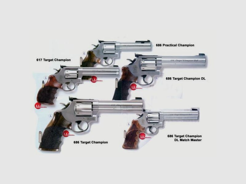 SMITH & WESSON Revolver Mod. 686 -6' Target Champion .357Mag   matt ohne Griff