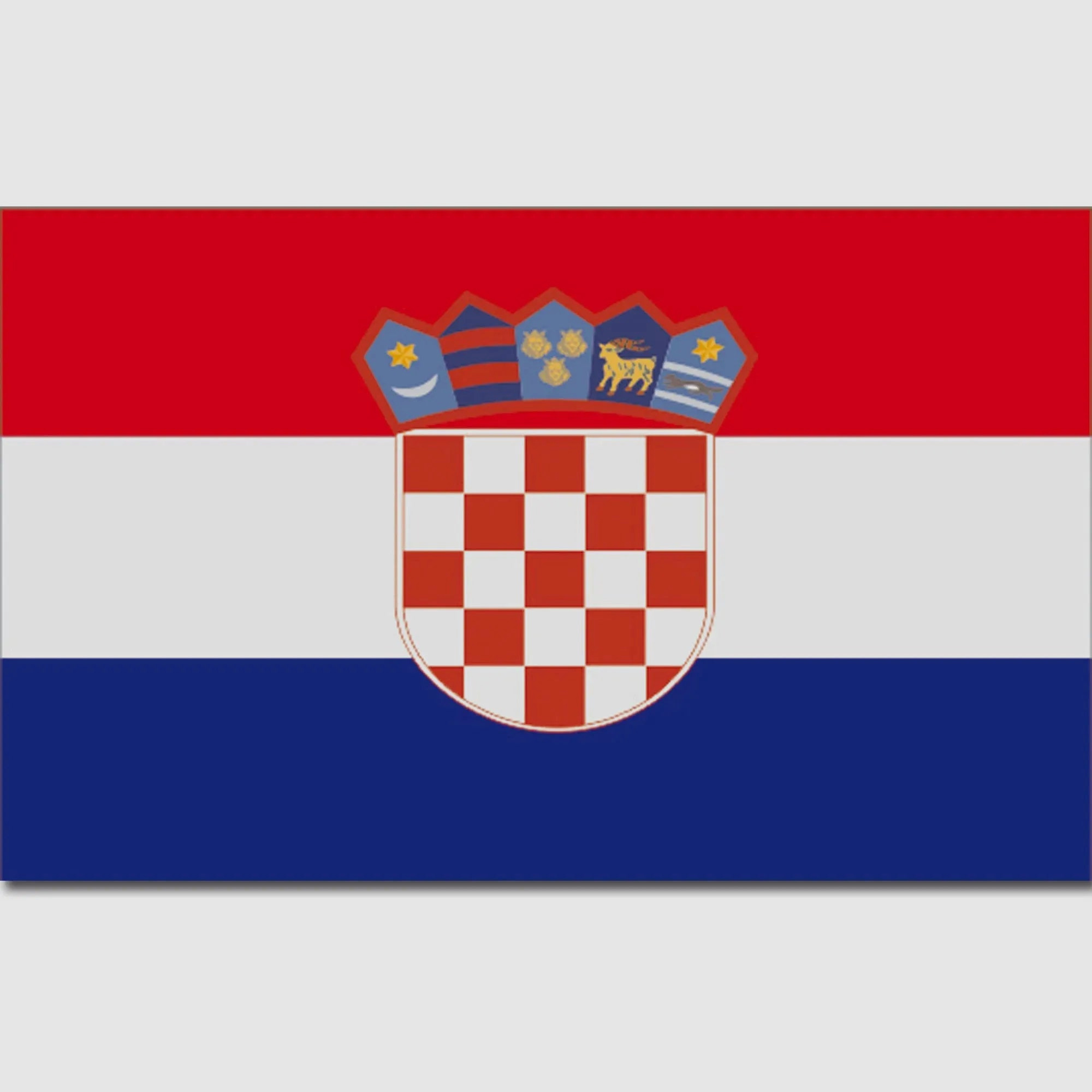 Unbekannt Flagge Kroatien