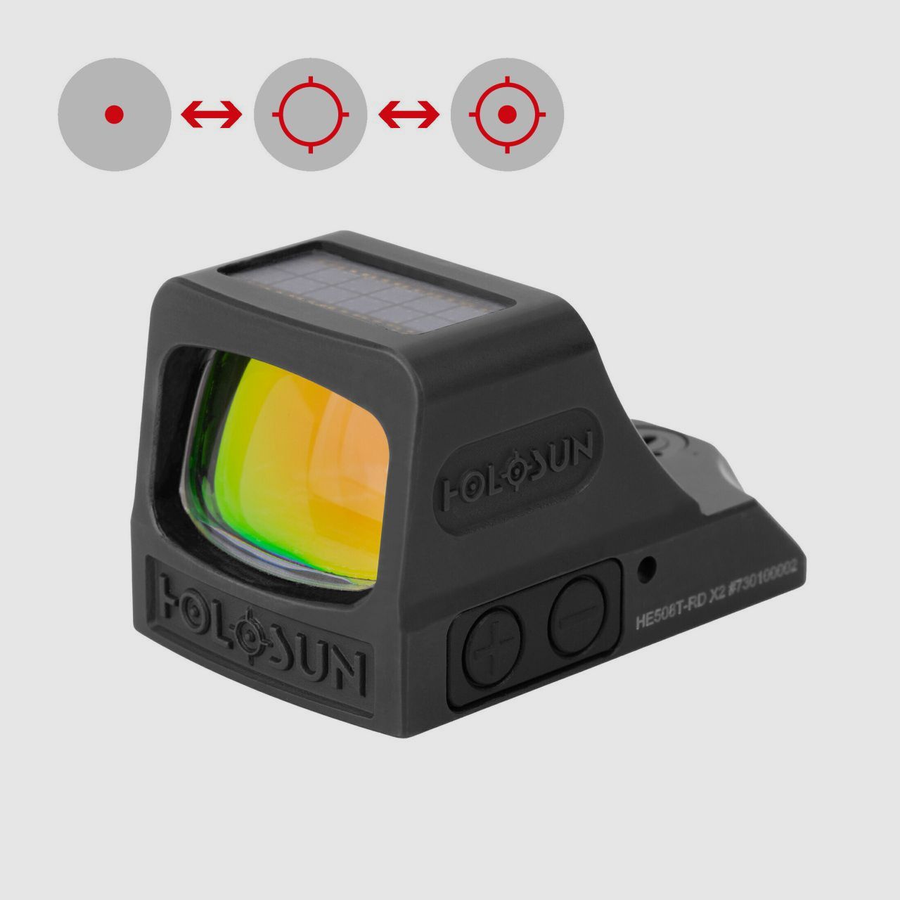 Holosun Elite HE508T RD X2 Kreispunktvisier Open Reflex