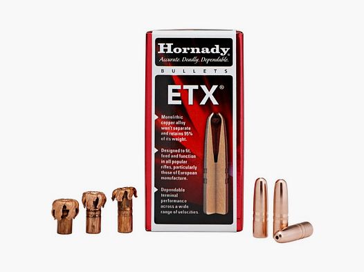 Bala Hornady 6,5mm/.264 ETX 140GR 50 piezas
