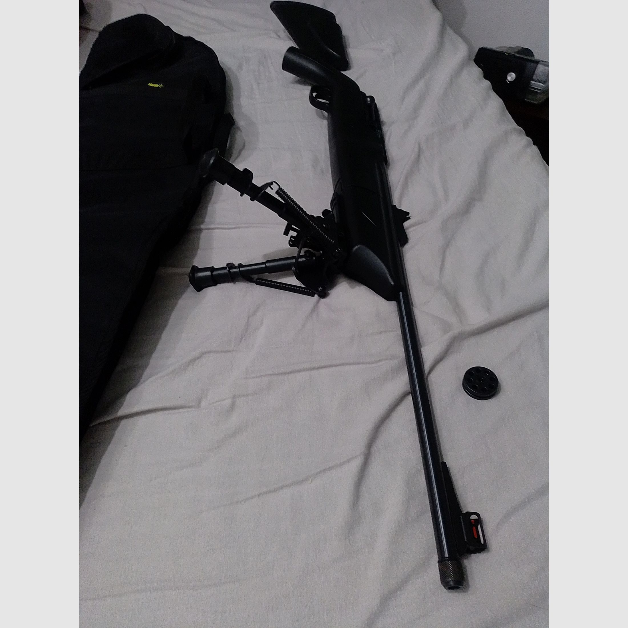 1 x Airmagnum Hämmerli 4,5mm CO2 Gewehr Tasche 2 Magazine Nördlingen Neuwertig