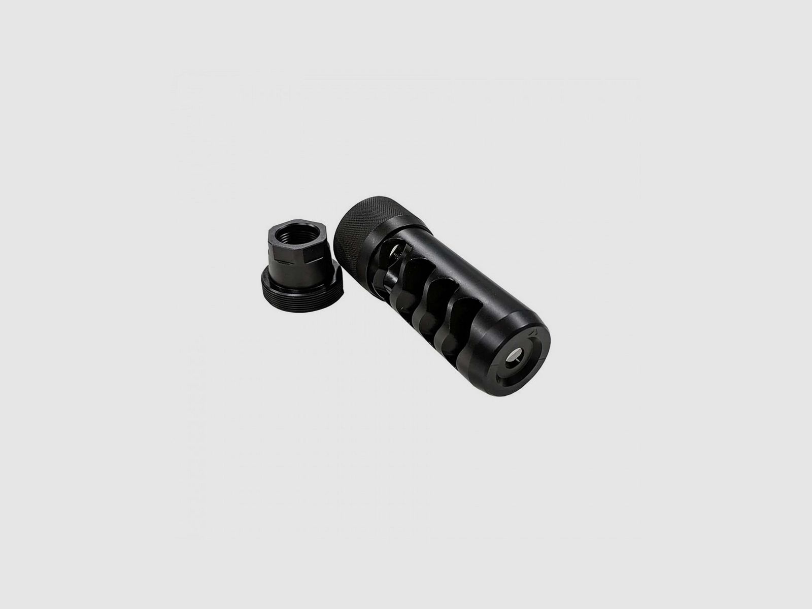 AREA419 Frenos de boca Sidewinder Autoajustable .338 5/8-24 Negro, imagen 2 de 4