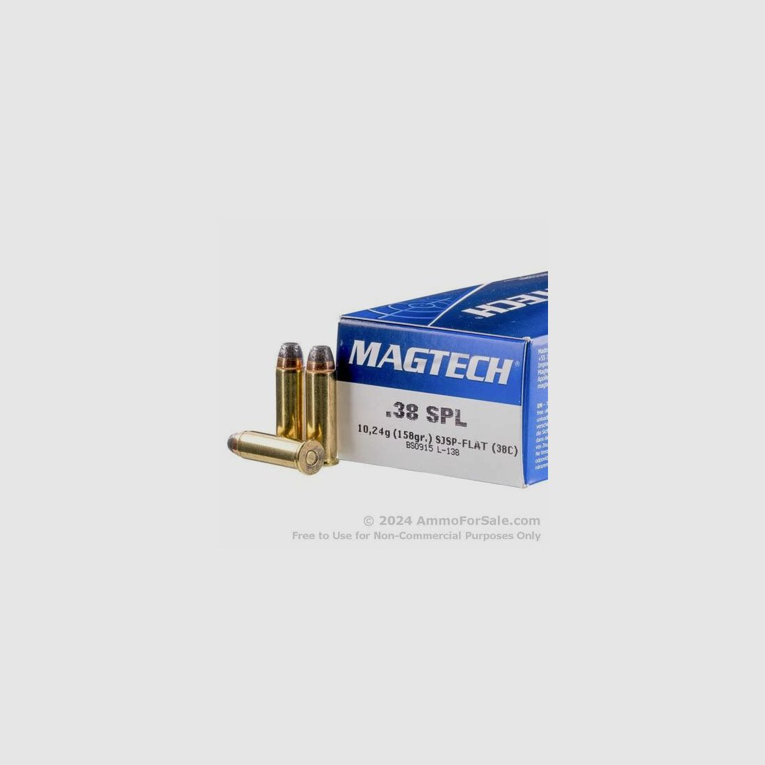 Magtech Magtech .38 Spec. 158 grs SJSP ( #38C )